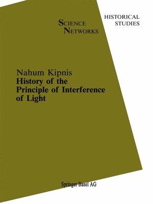 cover image of History of the Principle of Interference of Light